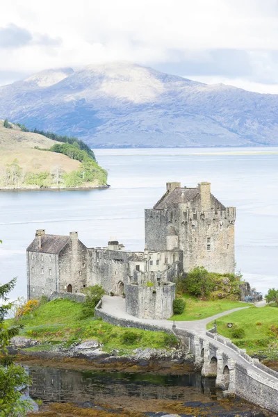 Eilean donan kasteel, loch duich, Schotland — Stockfoto