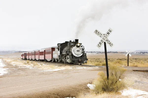 Cumbres és Toltec keskeny nyomtávú vasút, Colorado, Usa — Stock Fotó