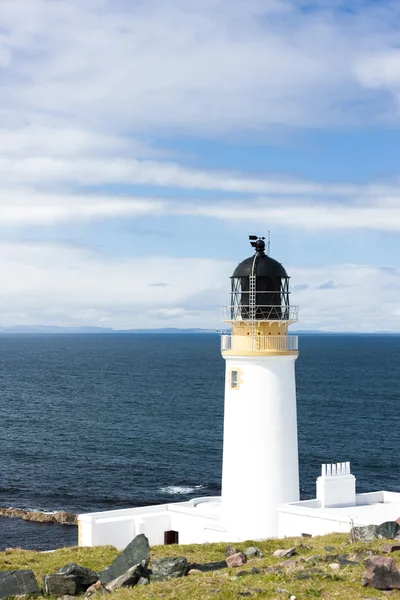 Faro di Rubha Reidh, Highlands, Scozia — Foto Stock