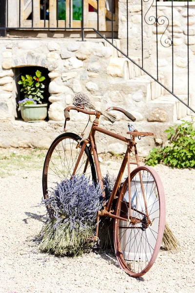 Fahrrad, Provence, Frankreich — Stockfoto