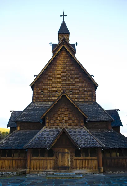 Kilise, heddal, Norveç — Stok fotoğraf
