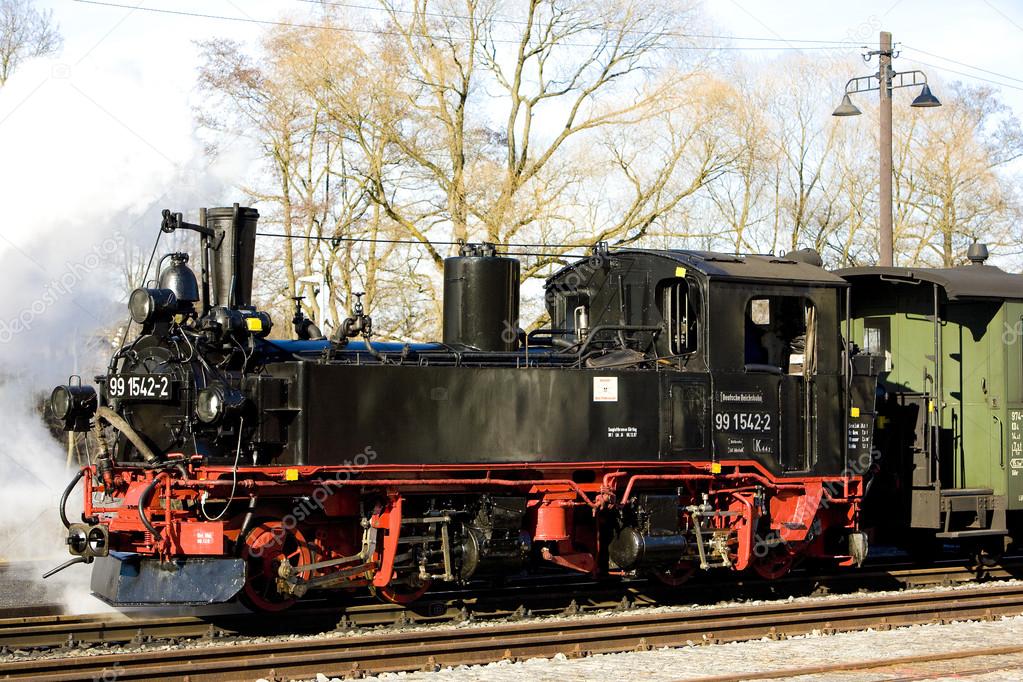 steam locomotive, Steinbach - Jhstadt, Germany