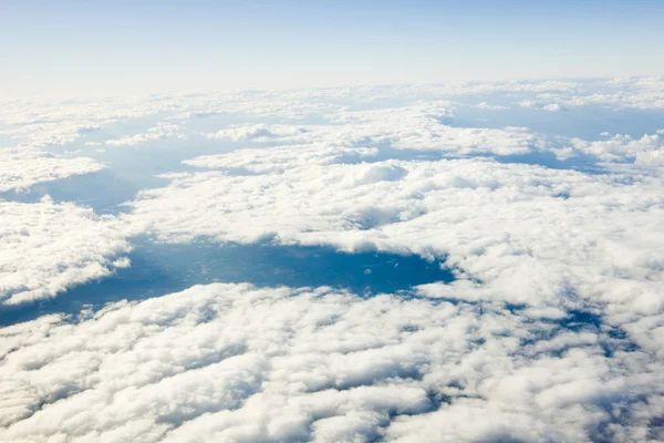 Wolken - uitzicht vanaf vliegtuig — Stockfoto