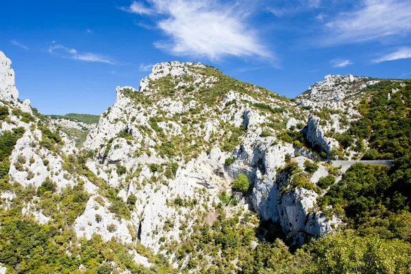 Galamus Gorge, Languedoc-Roussillon, France — Stock Photo, Image