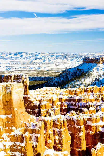 Bryce Canyon National Park på vintern, Utah, USA — Stockfoto