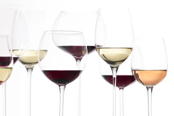 Still life of wine glasses with wine — Stock Photo, Image