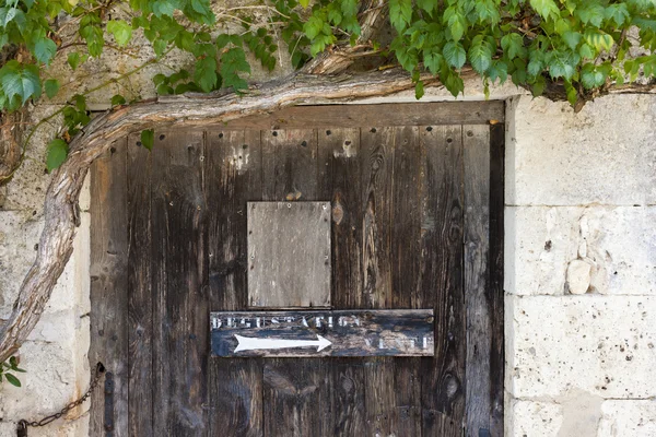 Teken voor wijnproeven, monbazillac, aquitaine, Frankrijk — Stockfoto