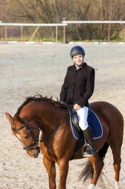 Binicilik at sırtında