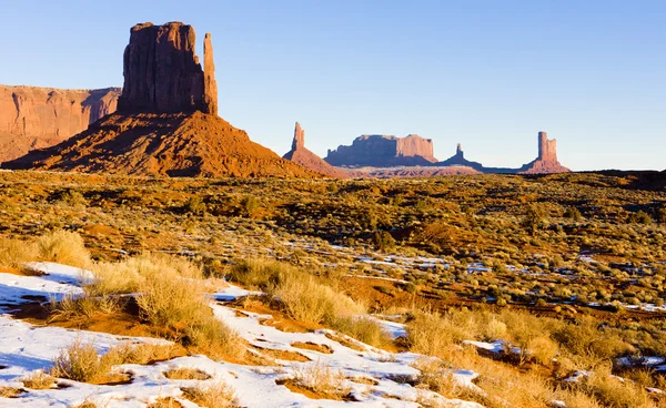 Rukavice, monument valley národní park, utah, arizona, usa — Stock fotografie