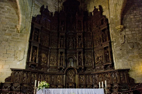 Interiören i saint mary's cathedral, caceres, extremadura, Spanien — Stockfoto