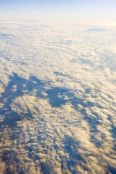 Nuages - vue de l'avion — Photo