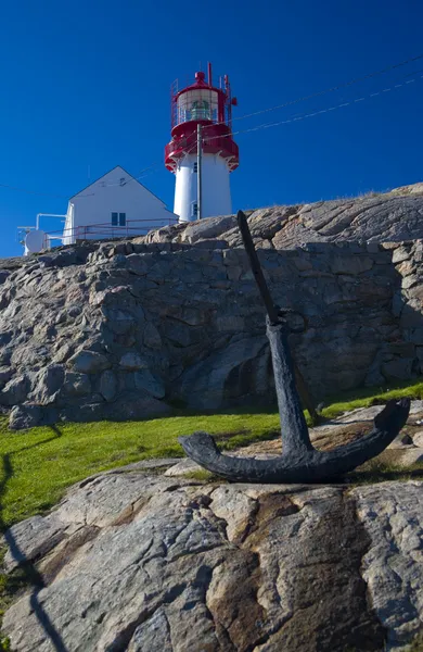 Lighthouse, Lindesnes, Norway — Stock Photo, Image