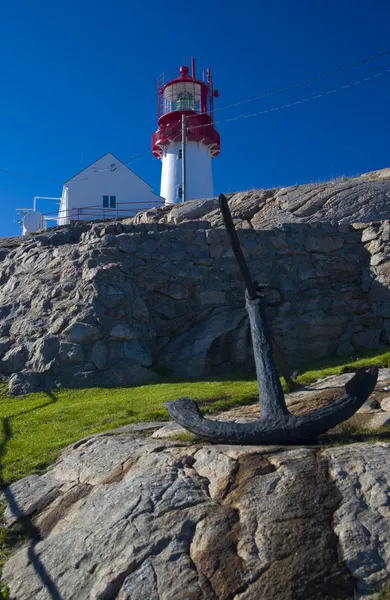 Világítótorony, Lindesnes, Norvégia — Stock Fotó