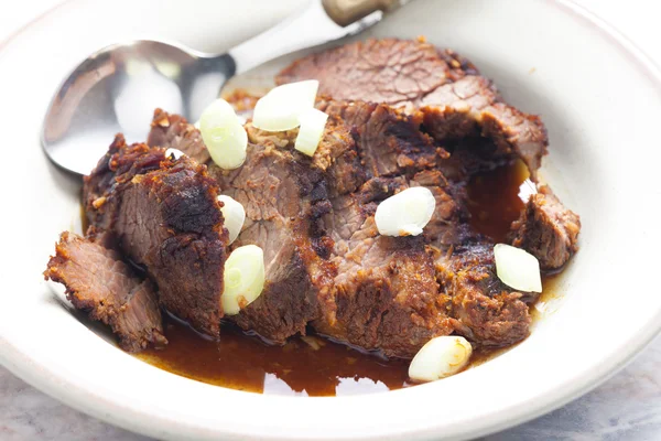Beef meat to the Jewish way — Stock Photo, Image