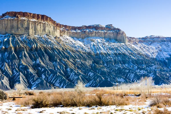 Zimní krajina, Utah, usa — Stock fotografie