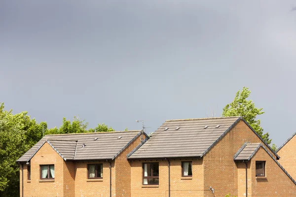 Detail of new house — Stock Photo, Image