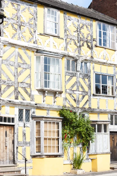 Half Timbered House, Ludlow, Shropshire, Inglaterra — Foto de Stock