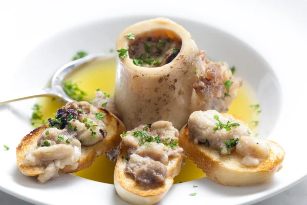 Bone marrow soup — Stock Photo, Image