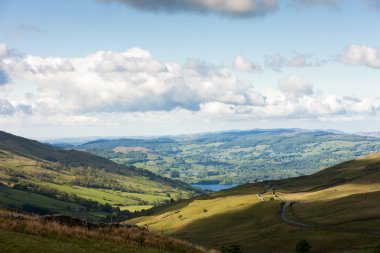 manzara lake district, cumbria, İngiltere