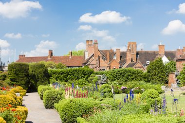 Nash ev ve yeni bir yer Bahçe, stratford-upon-avon, warwickshi