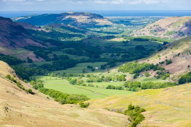 hardknott pass, cumbria, İngiltere