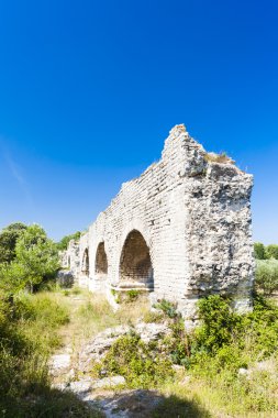 kalıntıları yakınında meunerie, provence, Fransa Roma su kemeri