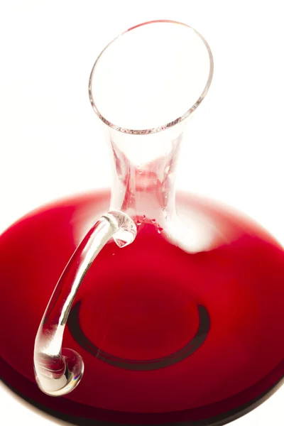 Καράφα με κόκκινο κρασί — Φωτογραφία Αρχείου