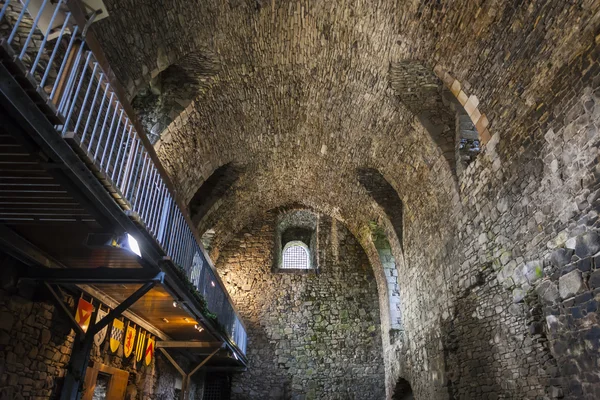 Interieur van dundonald castle, ayrshire, Schotland — Stockfoto