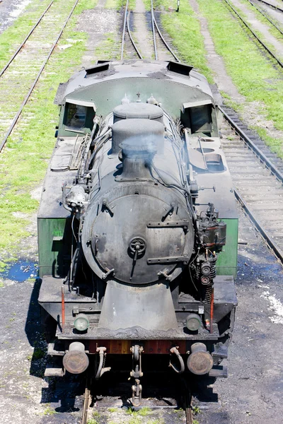 Dampflokomotive, Lieferstelle in Oskova, Bosnien und Herzegowina — Stockfoto