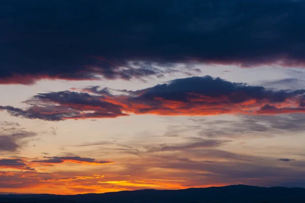 Пейзаж на закате — стоковое фото