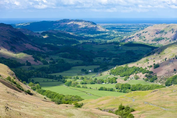 Hardknott przebiegu, cumbria, Anglia — Zdjęcie stockowe