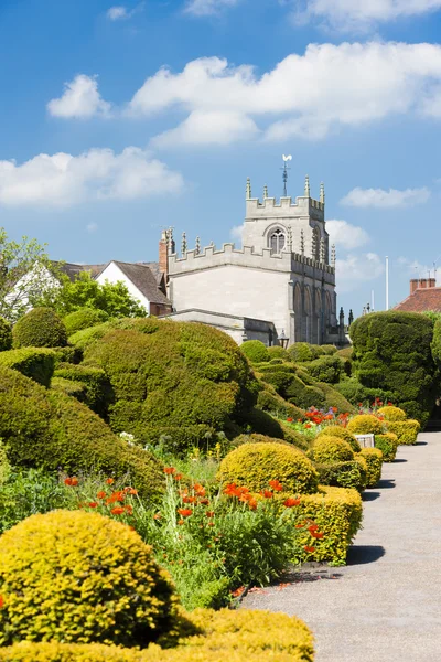 Neuen Ort Garten, Stratford upon Avon, Warwickshire, england — Stockfoto