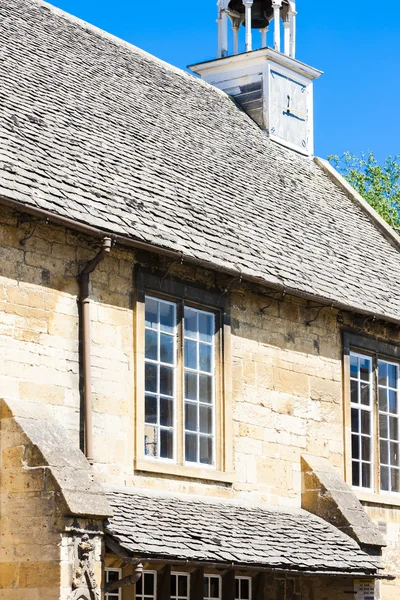 Facade of house, Chipping Camden, Gloucestershire, England — Stock Photo, Image