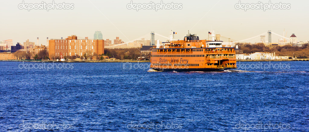 ferry for Staten Island, New York, USA