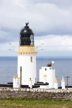 Dunnet Head Lighthouse, Highlands, Scotland clipart