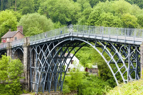 アイアン ブリッジ、シュロップシャー州、イギリス — ストック写真