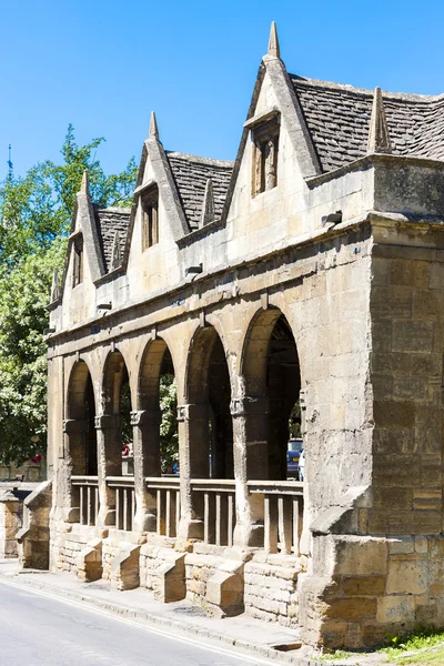 Old Market Hall, Chipping Camden, Глустершир, Англия — стоковое фото