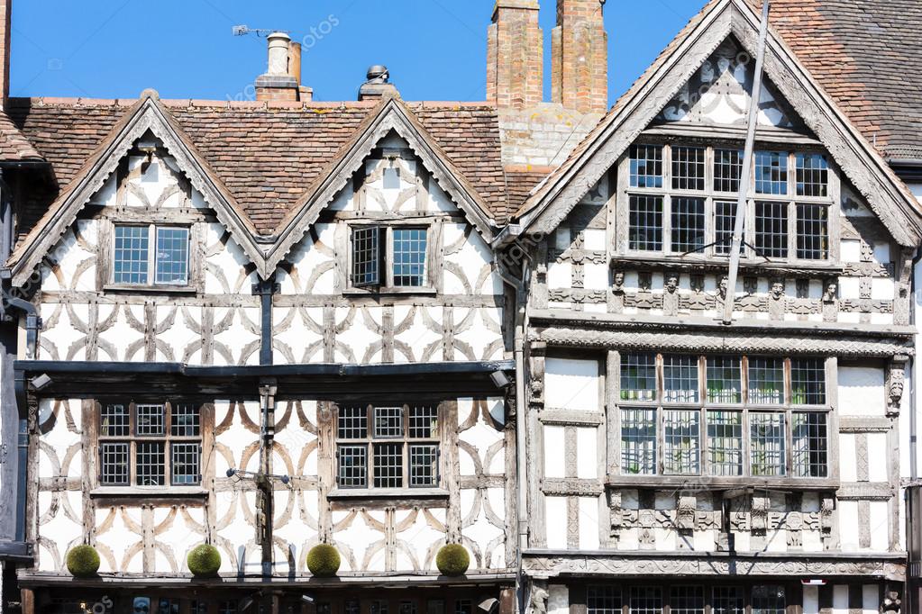 Garrick Inn and Harvard House, StratforduponAvon, Warwickshire Stock