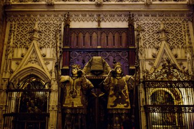 Christopher columbus'ın mezar taşı, sevil Katedrali iç