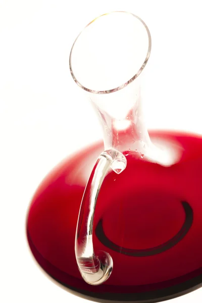 Carafe with red wine — Stock Photo, Image
