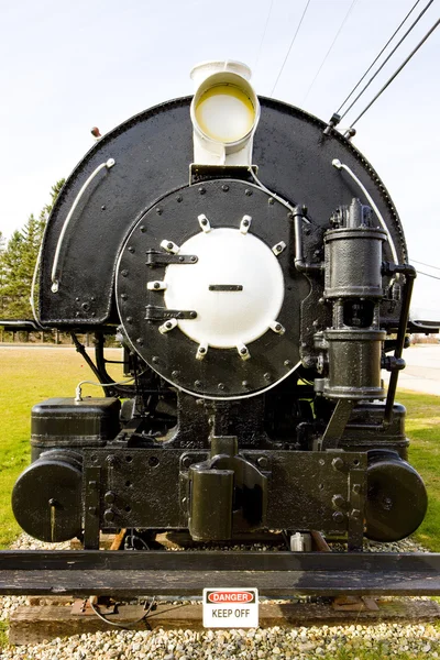 Locomotiva a vapor, Groveton, New Hampshire, EUA — Fotografia de Stock