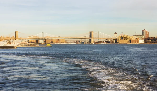 Brooklyn Bridge, New York City, Verenigde Staten — Stockfoto