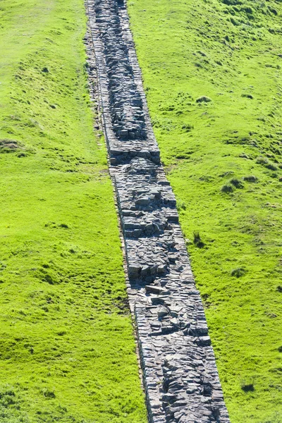 ハドリアヌスの城壁,ノーサンバーランド,イギリス — ストック写真