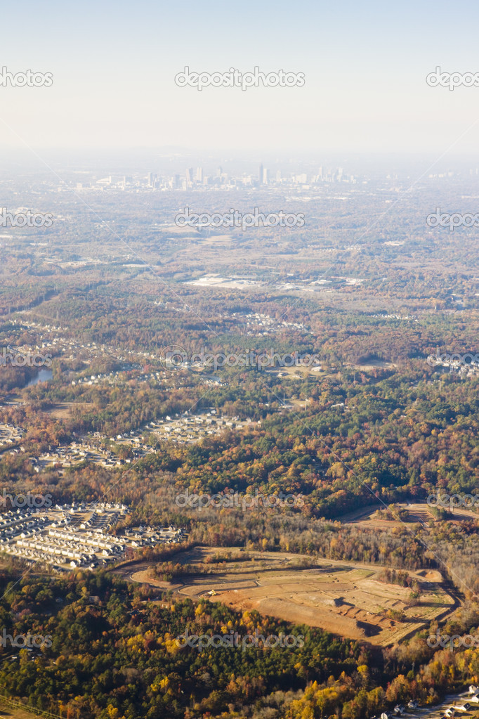 view from above, Atlanta, Georgia, USA