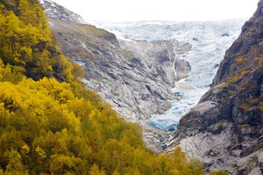 Ulusal p melkevollbreen Buzulu, jostedalsbreen manzara