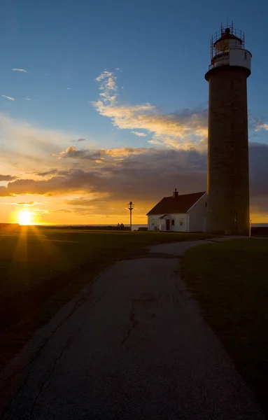 Deniz feneri, lista, Norveç — Stok fotoğraf