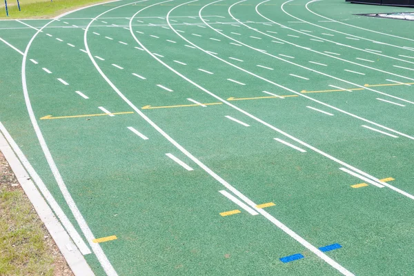 Athletics track — Stock Photo, Image