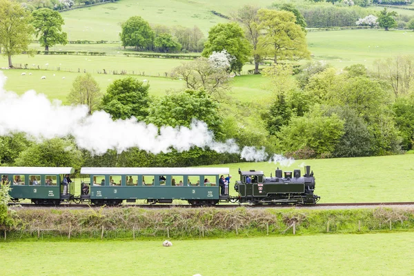 Welshpool çekin ve llanfair hafif demiryolu, Galler — Stok fotoğraf