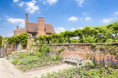 Bahçe, ev hatfield, hertfordshire, İngiltere