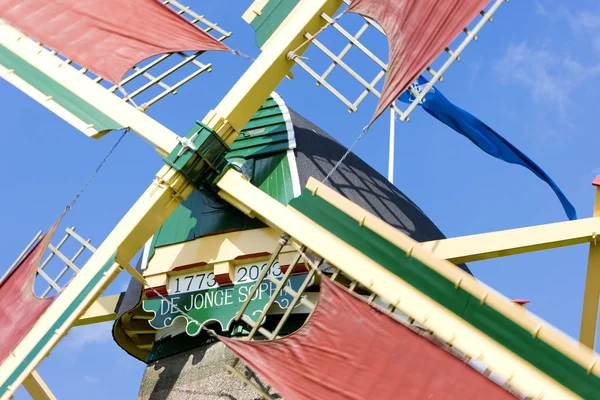 Windmill, Ooievaarsdorp, Netherlands — Stock Photo, Image